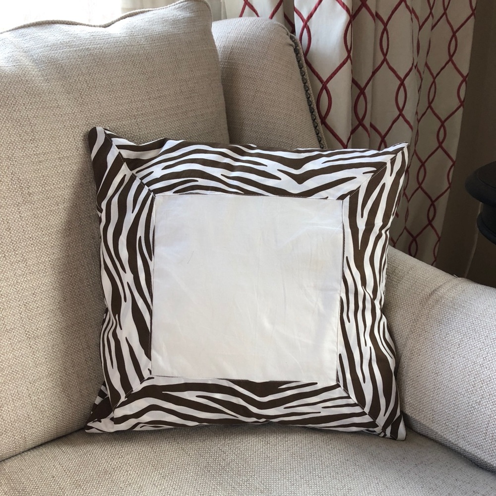Zebra Print Pillow